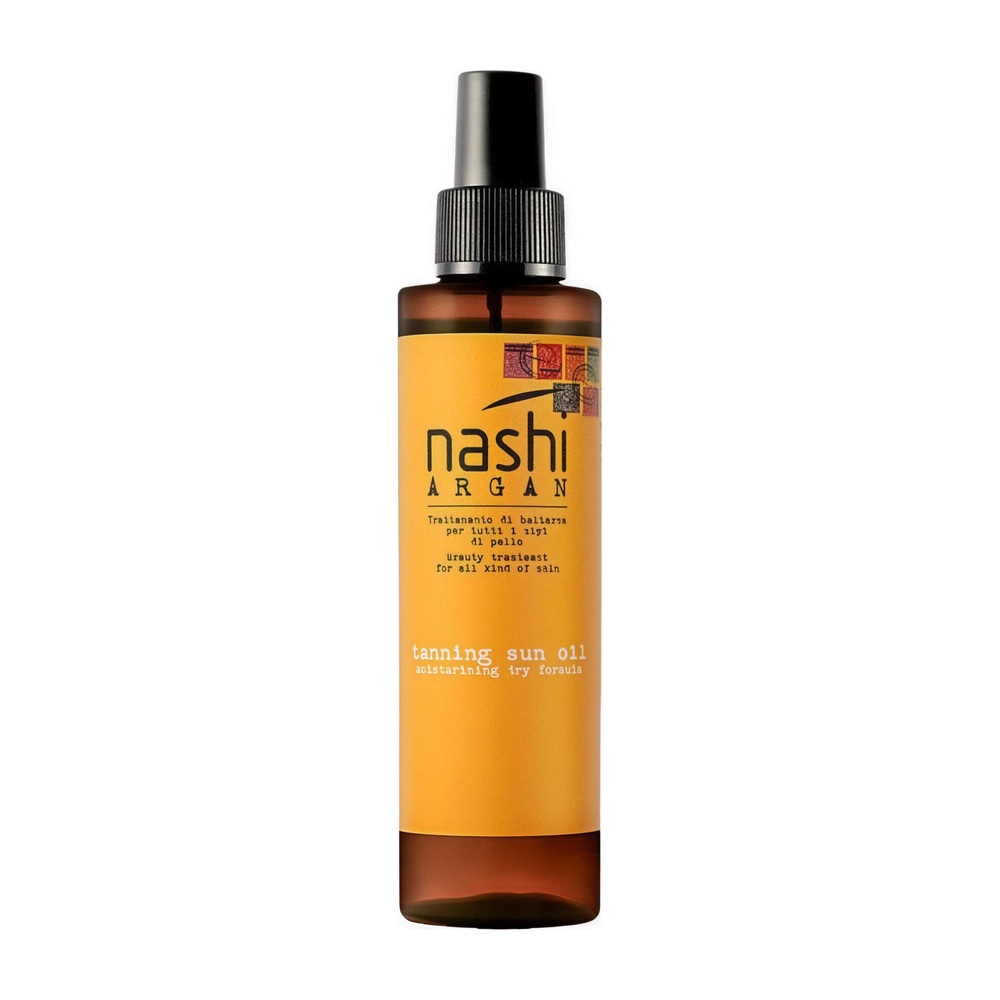 Nashi Argan Tanning Sun Oil · Aceite Bronceador 150 ml – original en Costa Rica