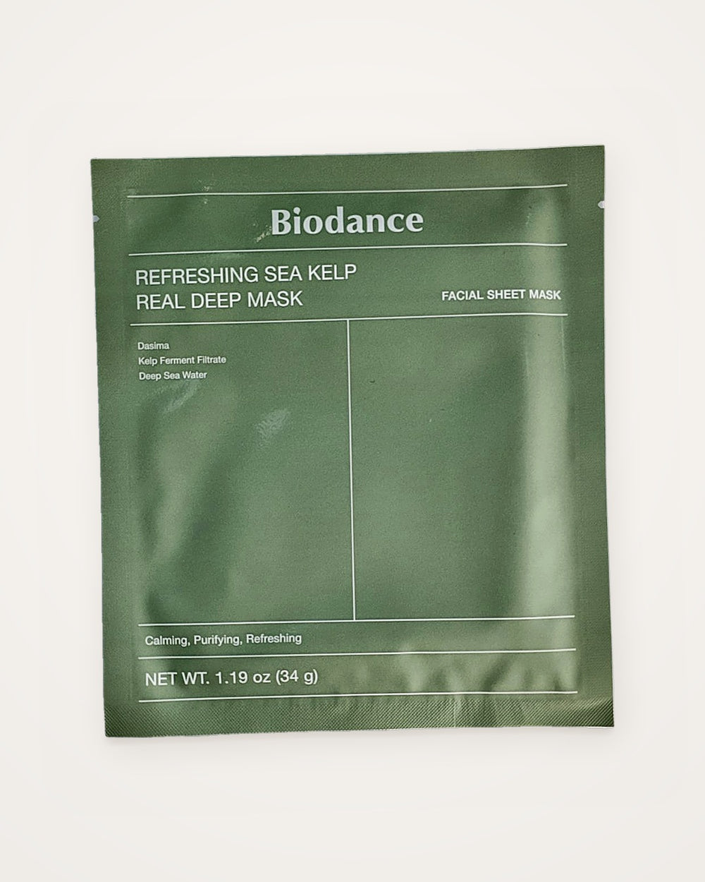 Biodance Real Deep Mask Gift Set 4 mascarillas – envase – vista 5