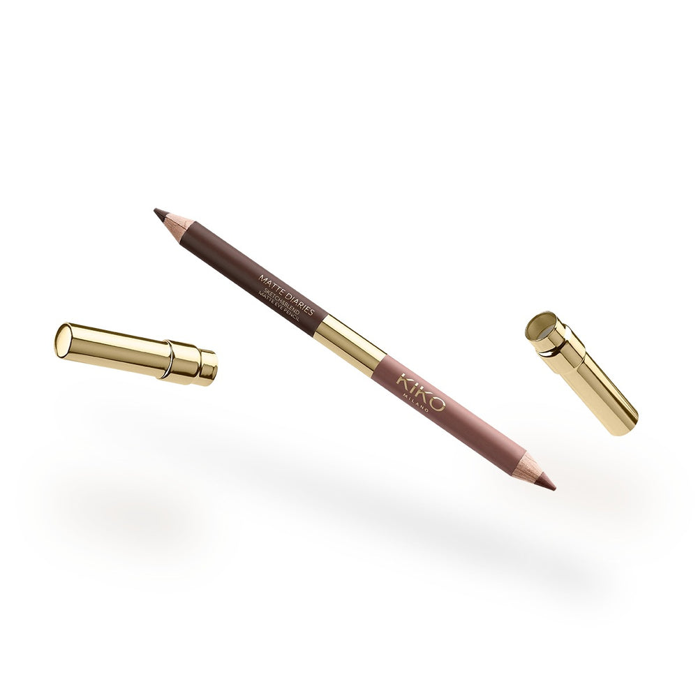KIKO Milano Matte Diaries Sketch&Blend Matte Eye Pencil 03 Bookstore Taupe – envase