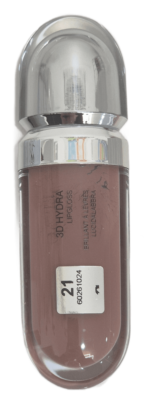 KIKO Milano 3D Hydra Lipgloss 21 Brun Rose 6.5 ml – envase – reverso