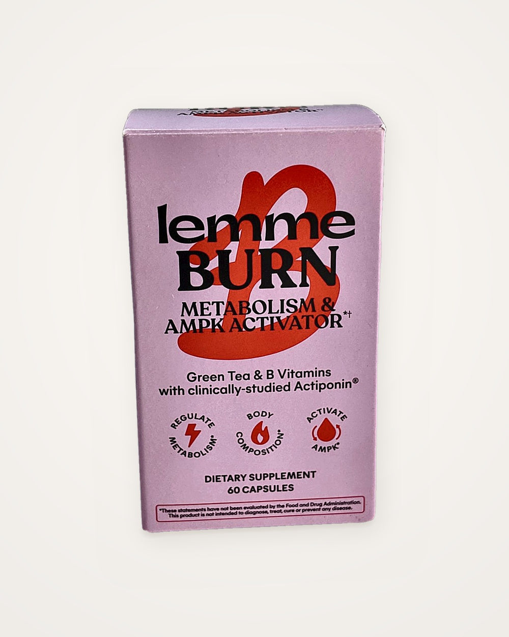 Lemme Burn Metabolism & AMPK Activator 60 cápsulas – frasco y caja – vista 2