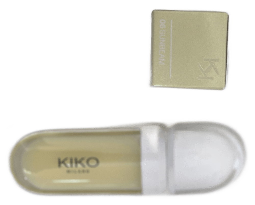 KIKO Milano Kissable Lip Volume Plumping Lip Cream 06 Sunbeam 6.5 ml – envase – con caja