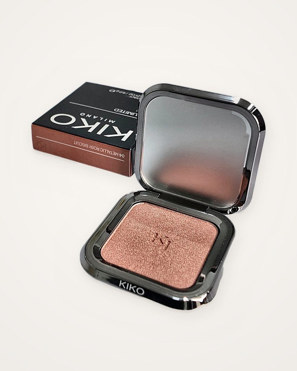 KIKO Milano Unlimited Blush 04 Metallic Rosy Biscuit 6 g – envase – vista 2