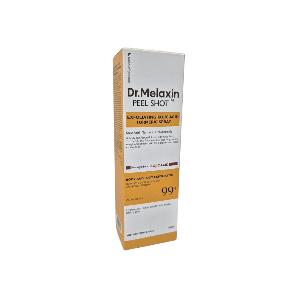 Dr.Melaxin Peel Shot Exfoliating Kojic Acid Turmeric Spray 200 ml – caja