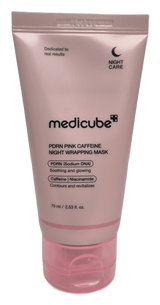 Medicube PDRN Pink Caffeine Night Wrapping Mask – Mascarilla de noche peel-off 75 ml