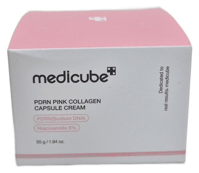 Medicube PDRN Pink Collagen Capsule Cream 55 g – envase – caja