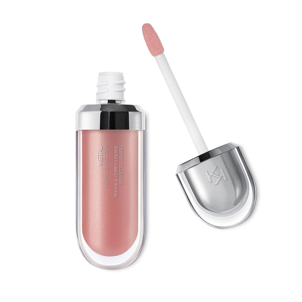 KIKO Milano Metal Liquid Lip Colour 01 Rosy Nude 6.5 ml – envase