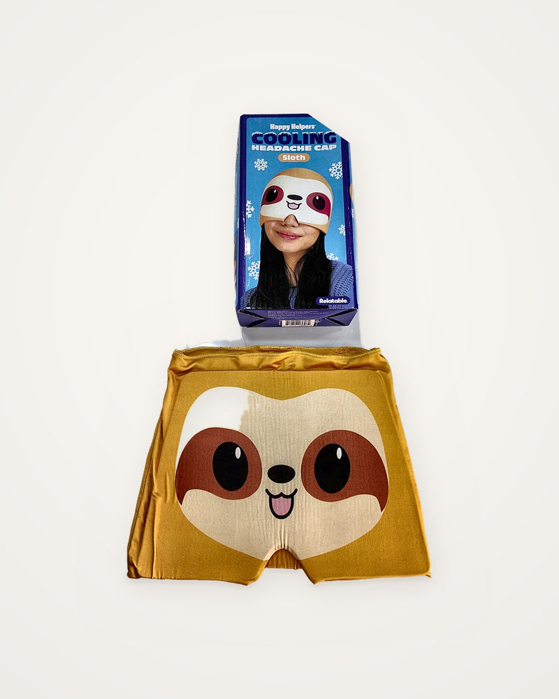 Happy Helpers Cooling Cap – gorro de gel frío/calor diseño perezoso