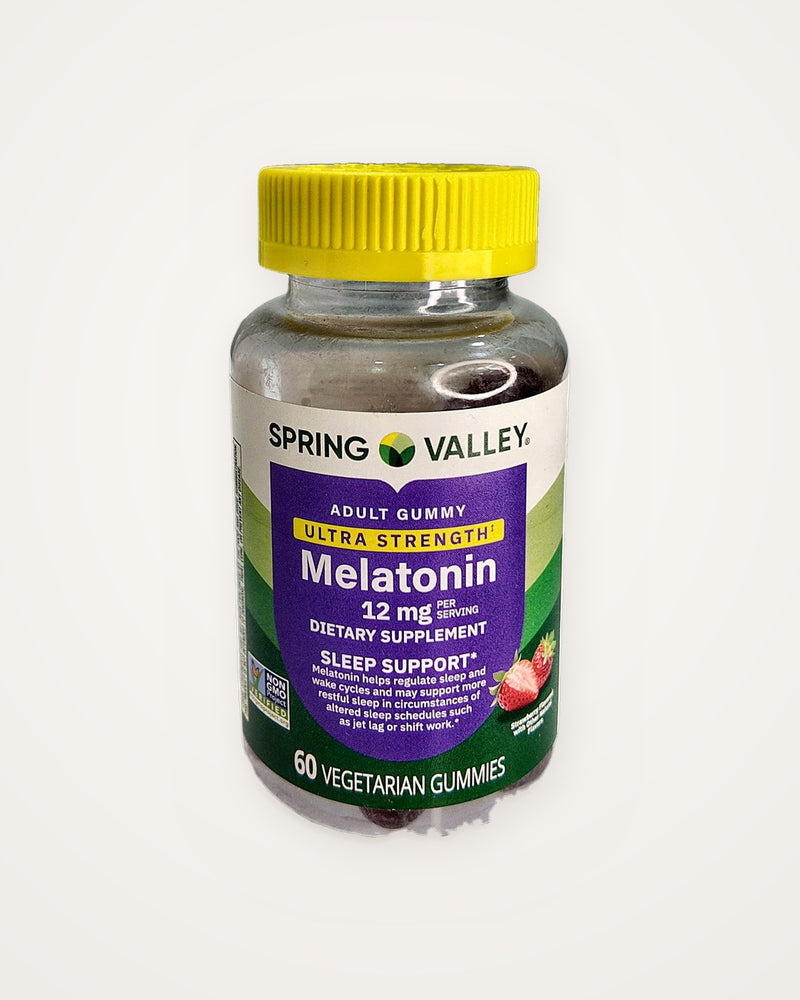 Spring Valley Melatonina Ultra Strength 12 mg – 60 gomitas