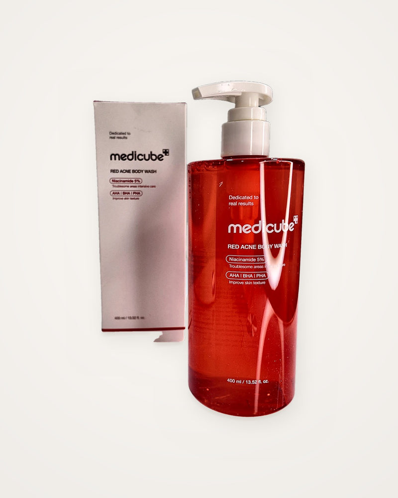 Medicube Red Acne Body Wash 400 g – Gel de baño para piel con tendencia acneica