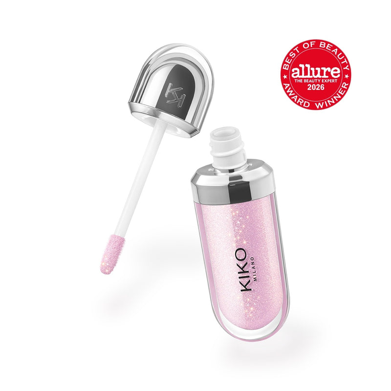 KIKO Milano 3D Hydra Lipgloss 27 Pearly Lavender 6.5 ml – Brillo labial hidratante
