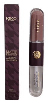 KIKO Milano Matte Diaries Unlimited Double Touch 03 Chestnut Avenue – Labial líquido 2 pasos 6 ml