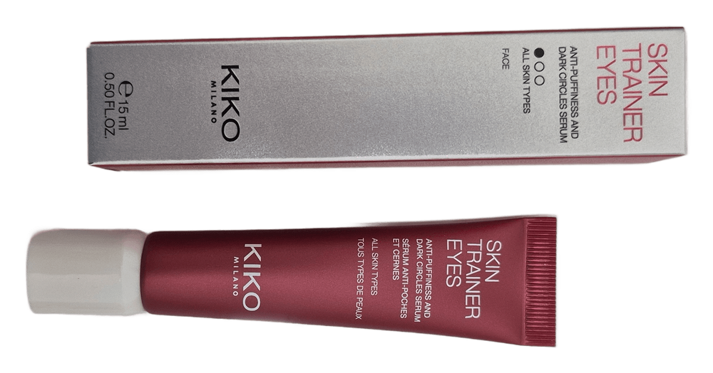 KIKO Milano Skin Trainer Eyes sérum contorno de ojos 15 ml – envase – con caja