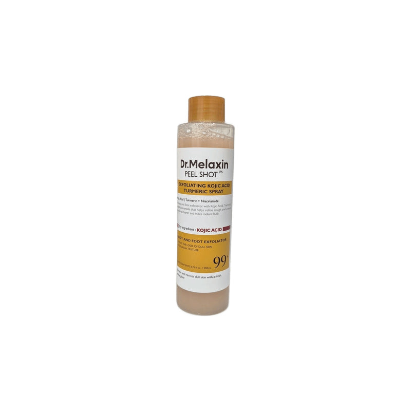 Dr.Melaxin Peel Shot Exfoliating Kojic Acid Turmeric Spray – Exfoliante corporal 200 ml