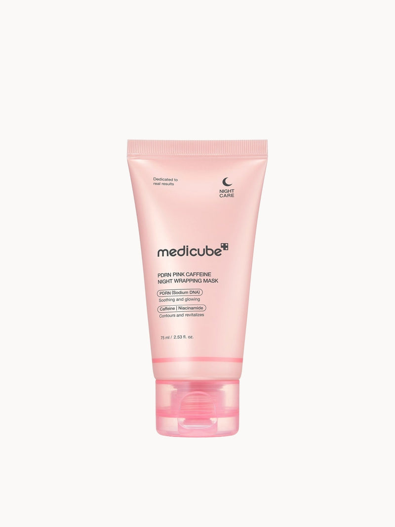 Medicube PDRN Pink Caffeine Night Wrapping Mask – Mascarilla de noche peel-off 75 ml