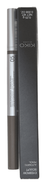 KIKO Milano Eyebrow Sculpt Automatic Pencil 05 Deep Brunettes – Lápiz de cejas automático 0.25 g