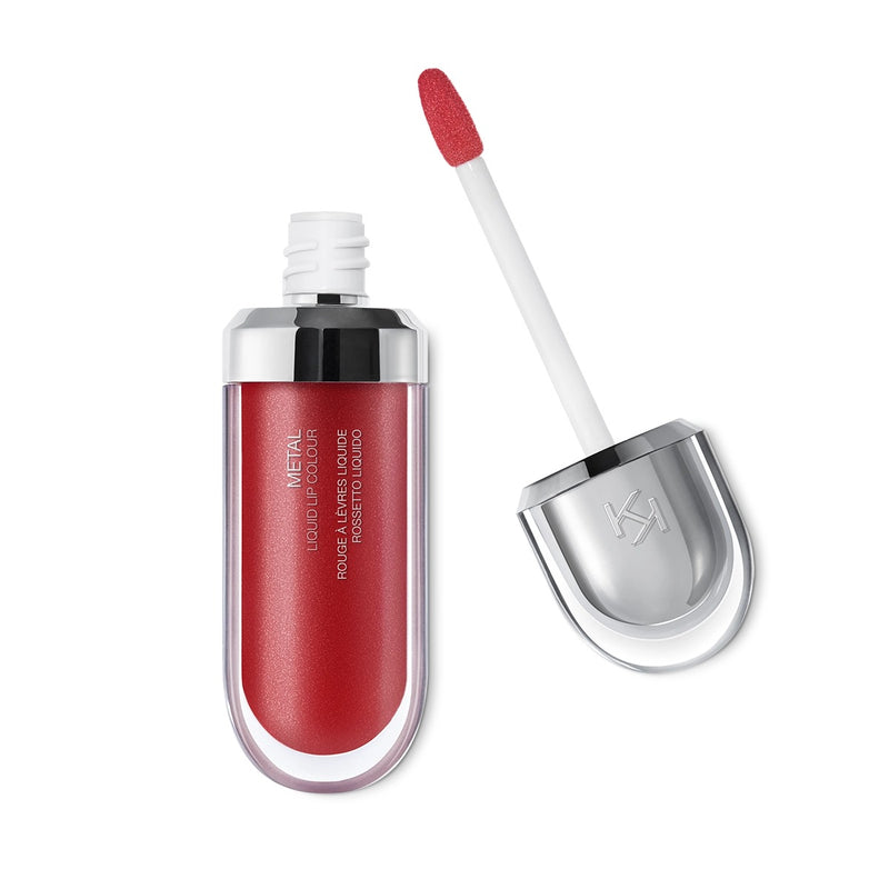 KIKO Milano Metal Liquid Lip Colour 05 Classic Red 6.5 ml – Labial líquido metálico