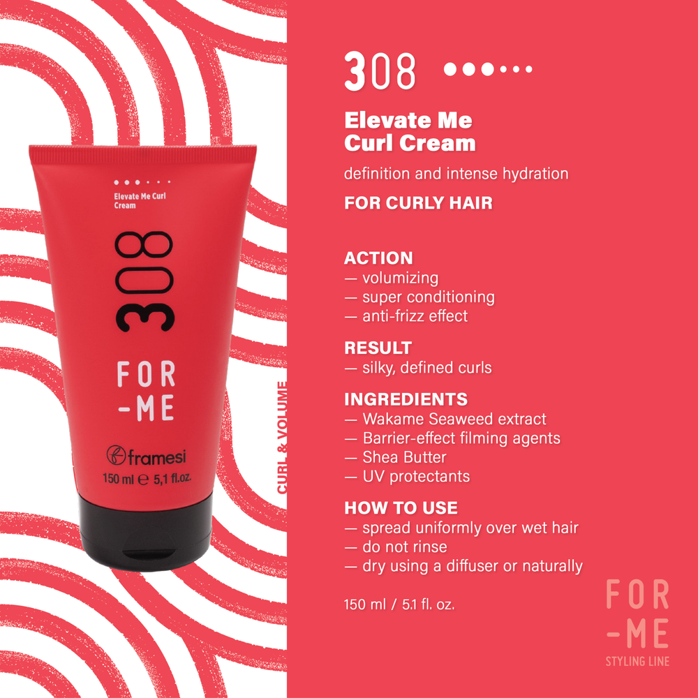 Framesi For-Me 308 Elevate Me Curl Cream 150 ml – vista 4